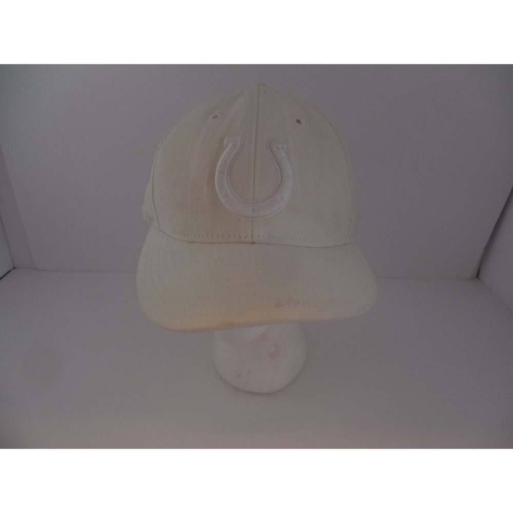 Indianapolis Colts Reebok Fitted Cap Hat Size 7 1/2 Men NFL Football Sportswear